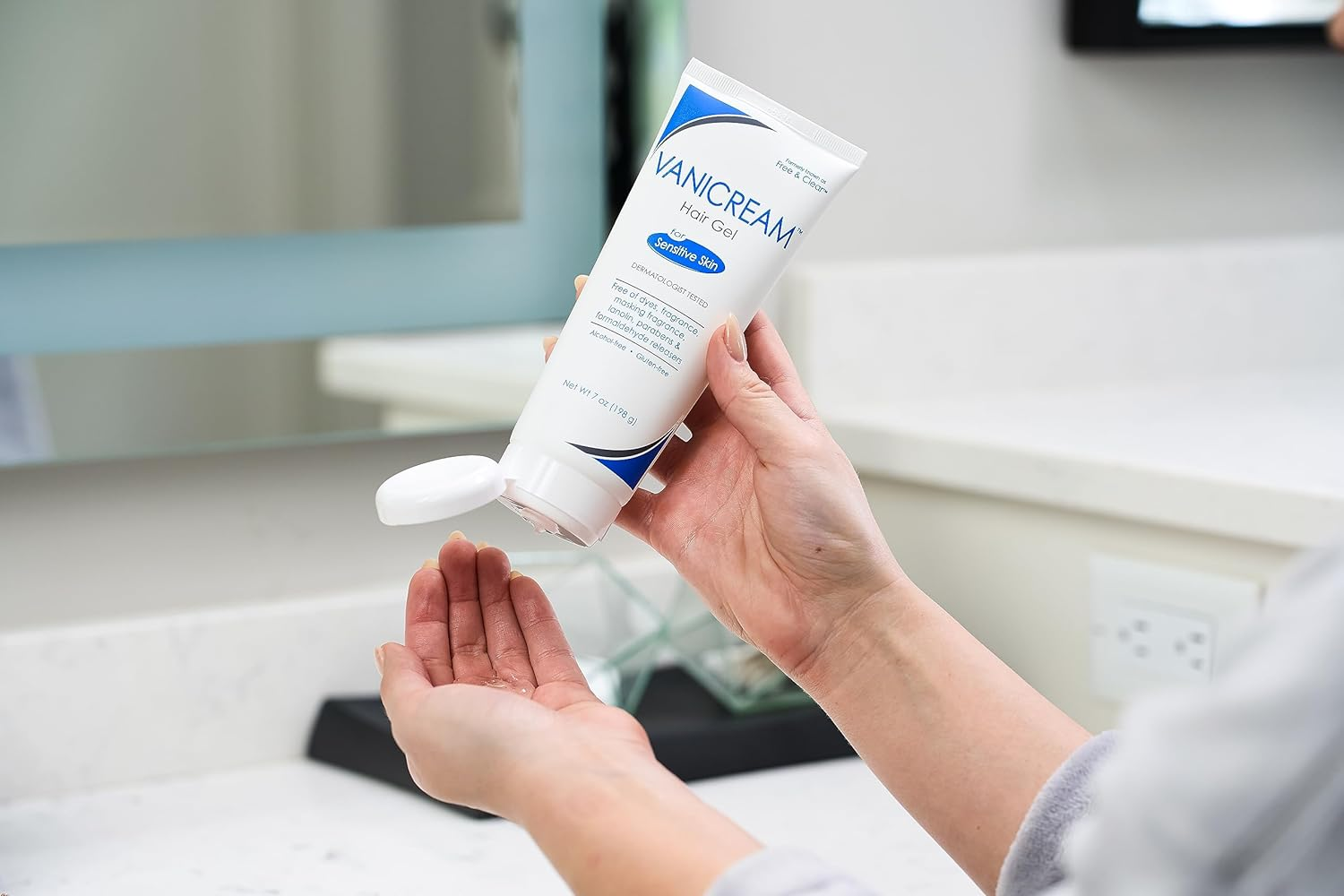 Free & Clear Hair Styling Gel for Sensitive Skin - Fragrance Free - 7 Ounce image number 4