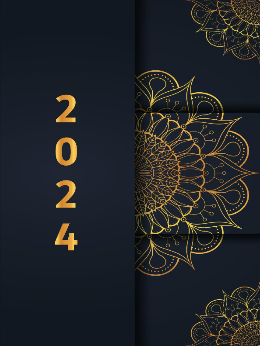 2024 Planner: One Page per Day Daily and Monthly Organizer, Agenda and Diary, in Addition to Calendar with Holidays, Important Dates, Contacts, Passwords.