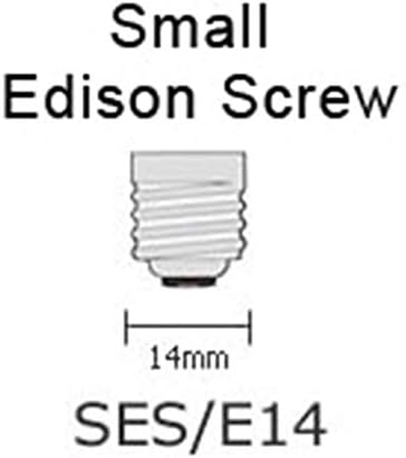 10 X 25W Clear Candle Light Globes Bulbs Lamps Incandescent Small Screw SES E14