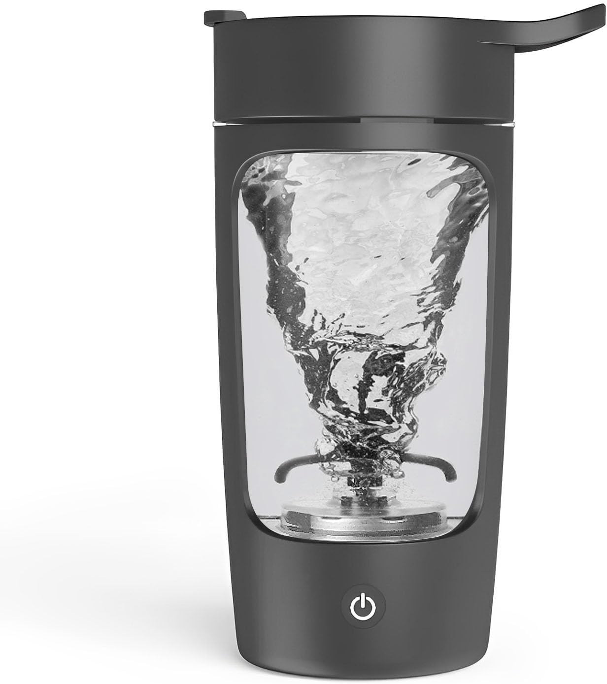 Electric Protein Shaker Bottle, 650Ml Portable Mixer Cup/Usb Rechargeable Shaker Cups for Shakes and Meal Replacements (Black) image number 2