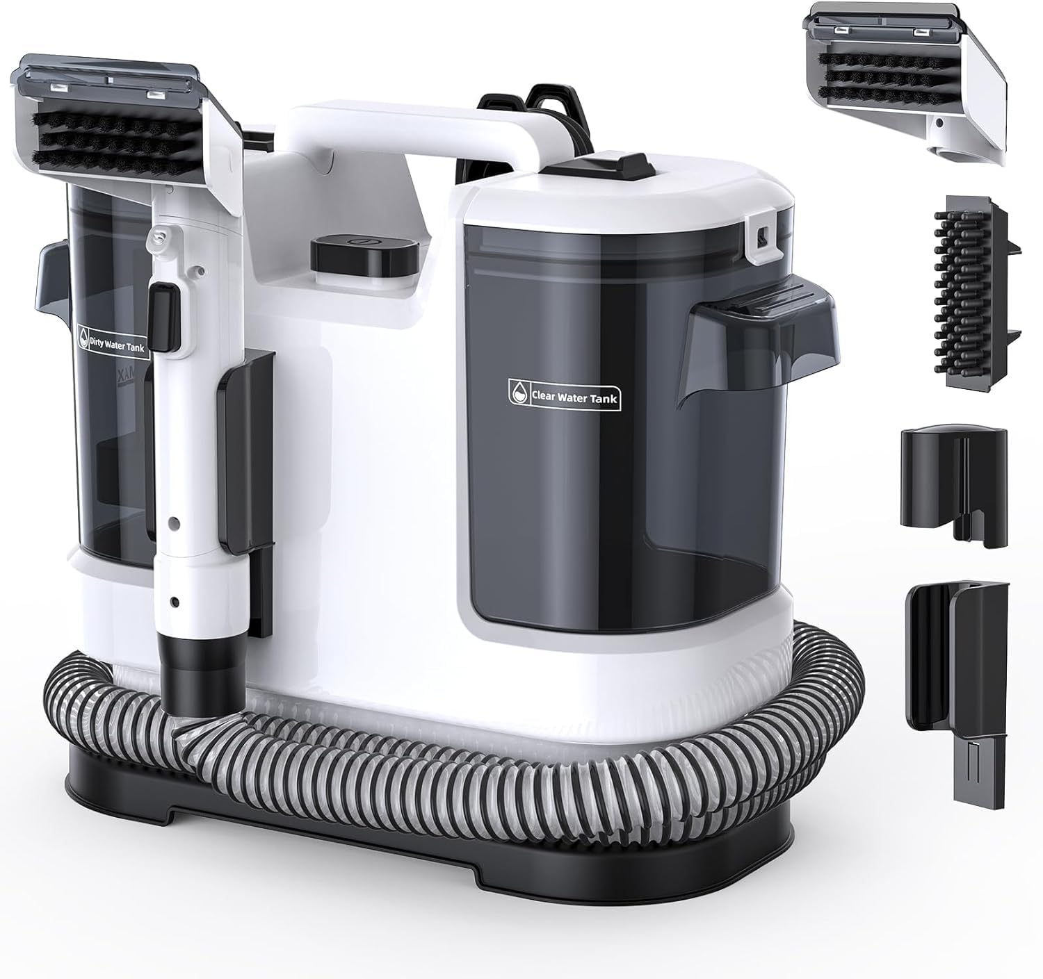 Carpet Spot Cleaner 450W Motor - 13.5Kpa Suction Upholstery Cleaner Machine, Handheld Portable Carpet Cleaner with Self-Cleaning Deep Cleaning for Pet Stain, Couch, Area Rug and Car