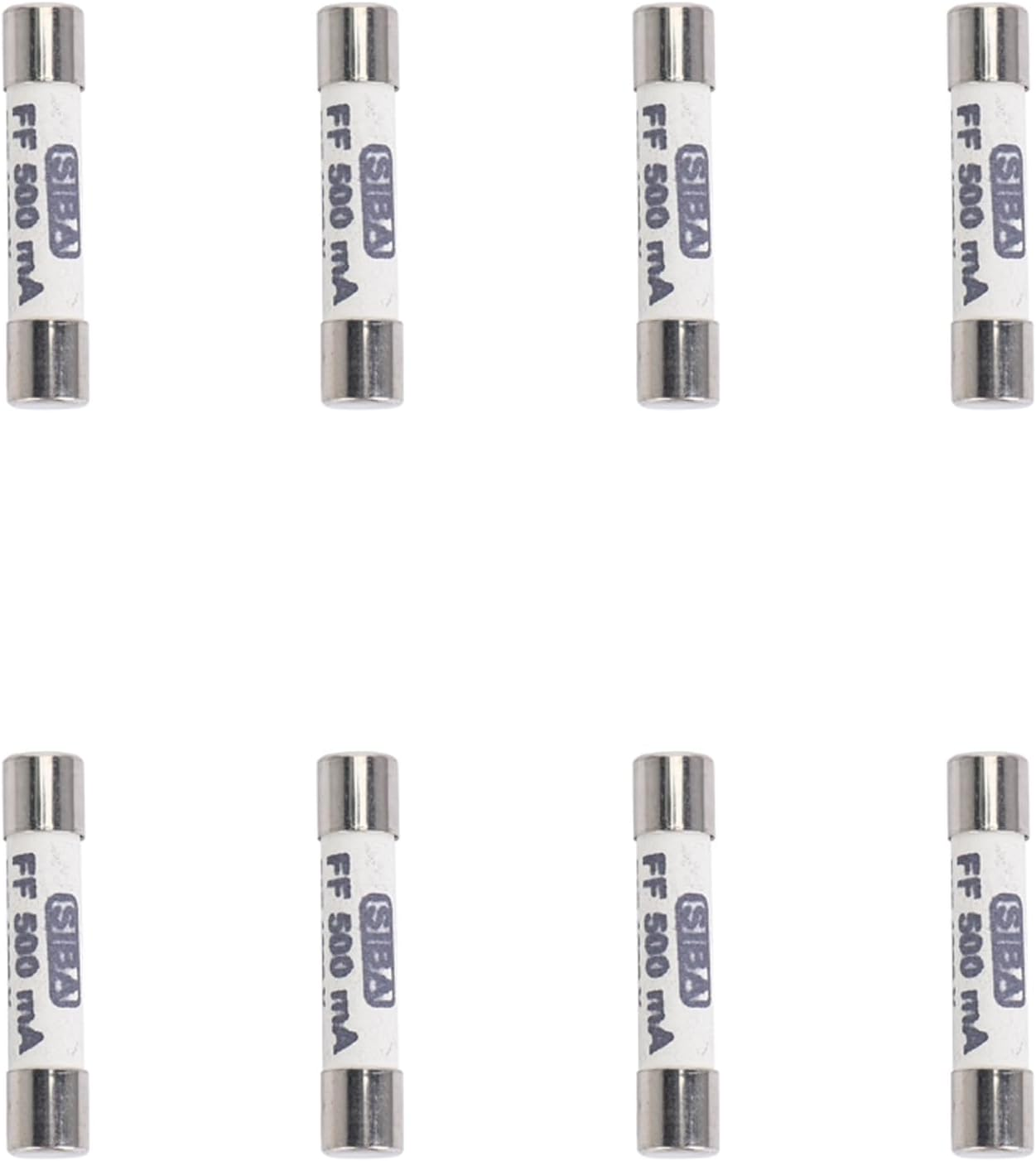 8X 1000V 500MA 6.3 X 32Mm White Ceramic Fuse for Multimeter image number 6