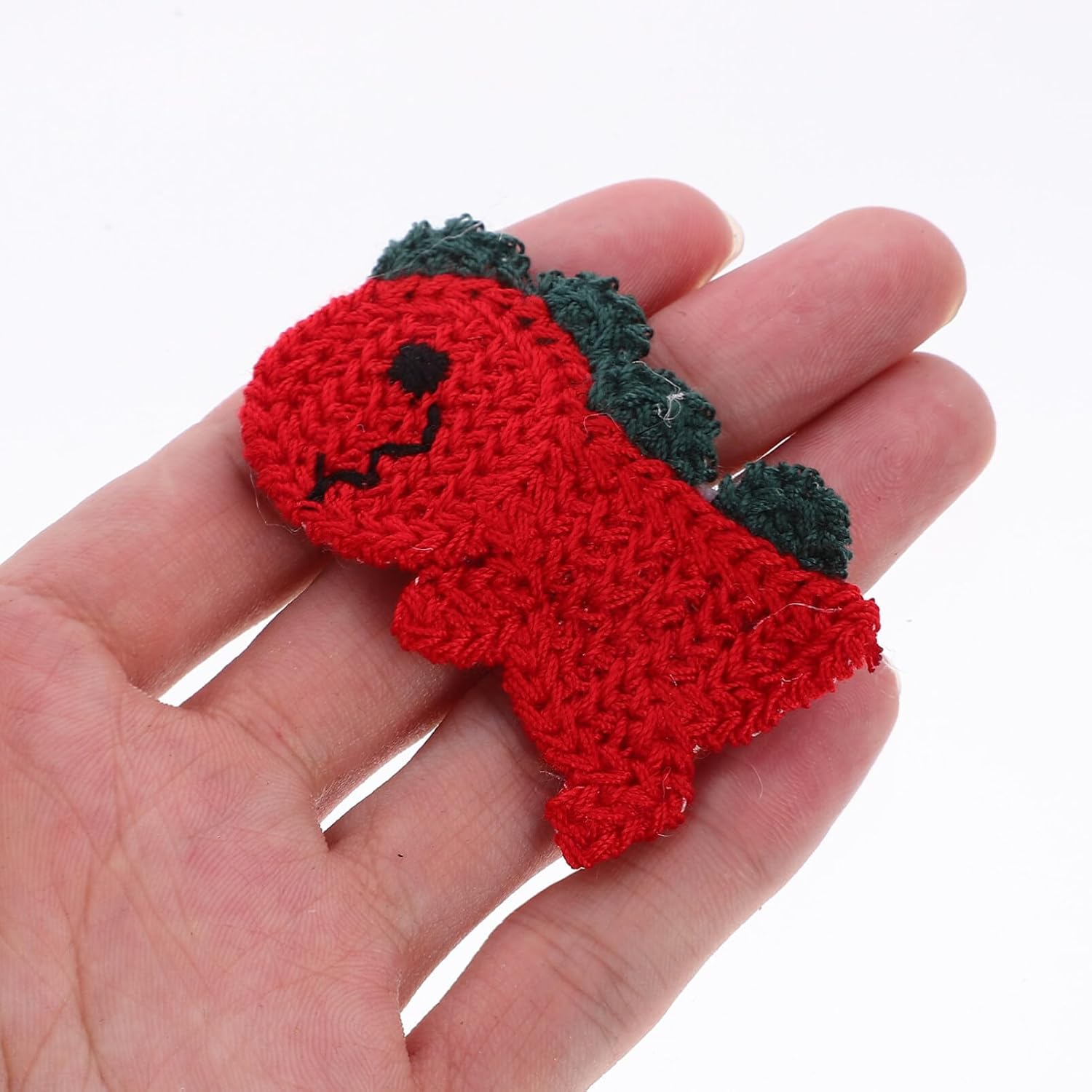 Ipetboom Cute Dinosaur Hair Clips, Pack of 10 Cute Animal Hair Clip, Crochet Snap, Hair Clips, Hair Pin, Dinosaur Hair Accessories, Gift for Girls Hair Decorations image number 5