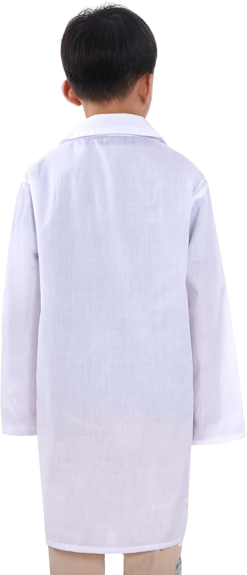 Doctor Scientist Lab Coat for Kids Doctor'S White Lab Coat Costume for Girls and Boys Halloween Costume Role Play