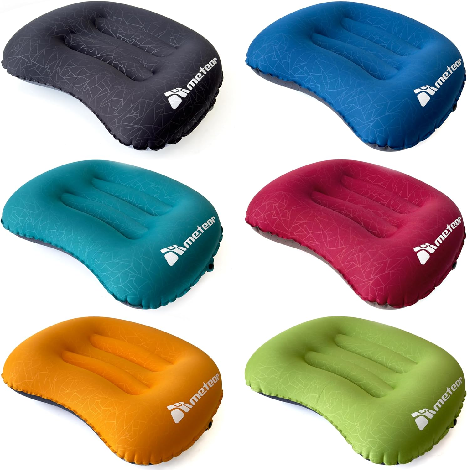 Meteor Camping Pillow, Inflatable Travel Pillow, Ultralight 110G Beach Pillow, Flight Travel Outdoor Camping Lumbar Neck Support