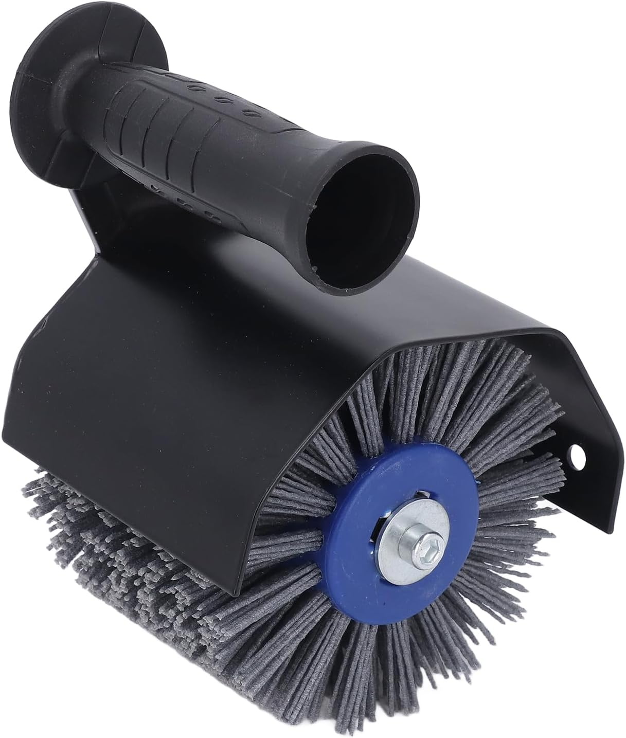 Burnishing Polishing Machine Kit, 80 Grit Electric Sander Polisher Angle Grinder Attachment with 2 Polishing Wheels, M14 Handheld Metal Burnishing Machine for Wood Metal Grinding image number 3