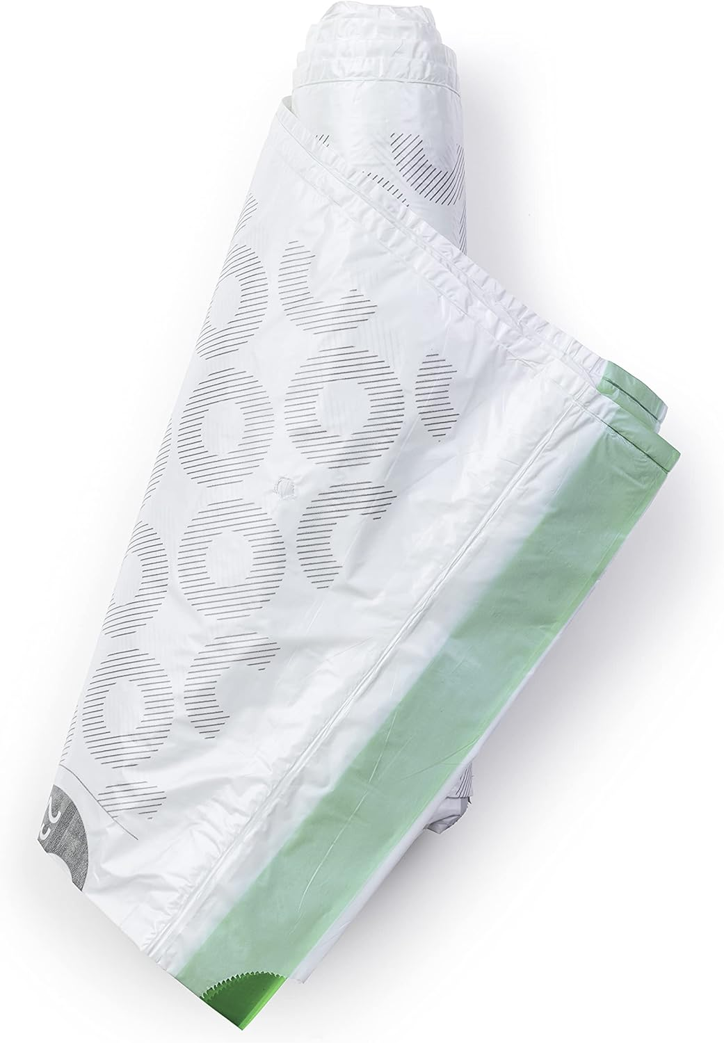 Brabantia 138423 Perfectfit Bin Liners Multipack (Size G/23-30 Litre) Thick Plastic Trash Bags with Tie Tape Drawstring Handles (120 Bags), White