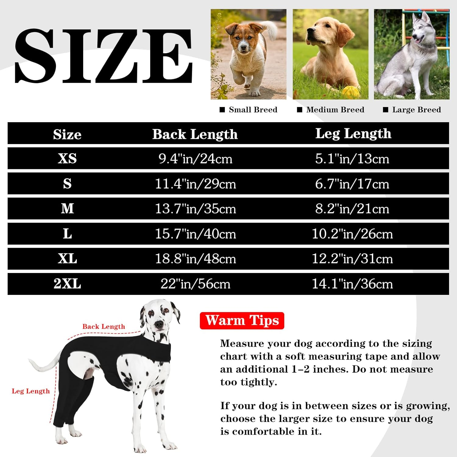 Yoolhamy Dog Surgery Recovery Suit - Leg Wound Protector Brace, Elbow Protector Cone Alternative - Prevent Licking & Bite - Long Sleeve Suits - Leg Brace Support (Black, XS)