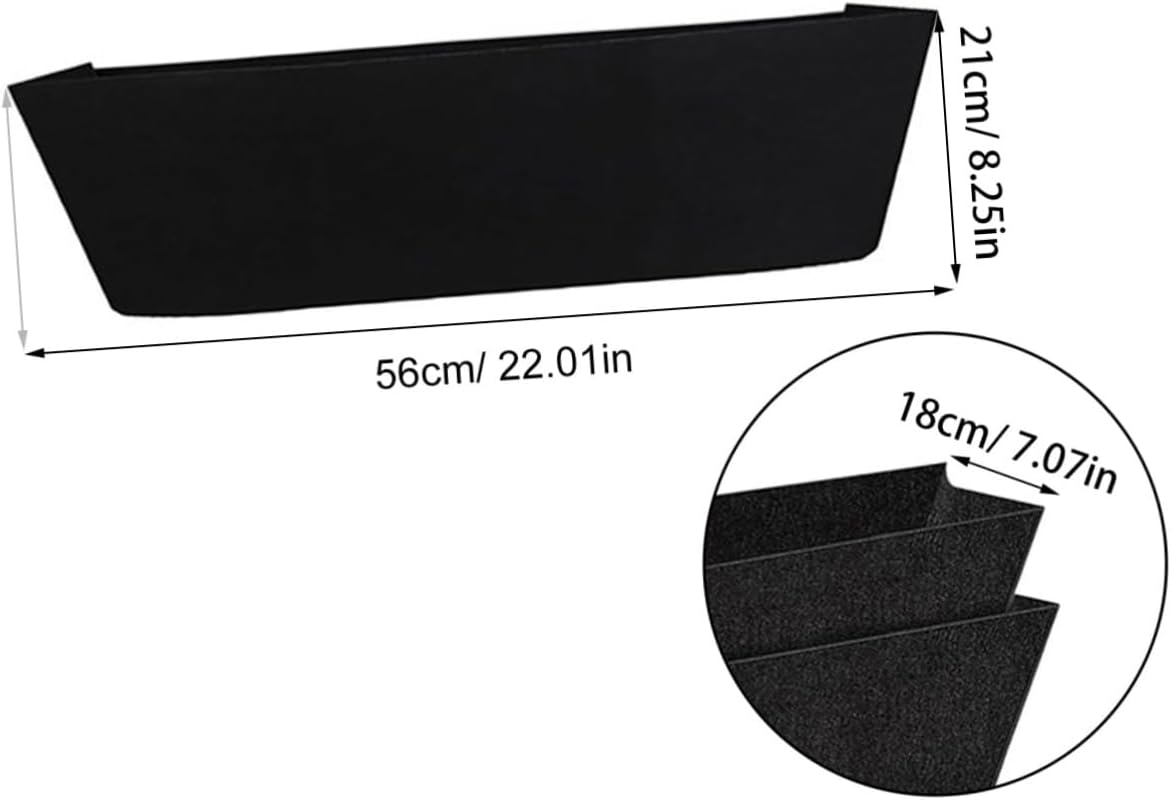 4Pcs Felt Plant Troughs Liner Inserts for Hanging Flowerpots for Home Gardening Balcony Decoration Convenient Replacement for Growth image number 2