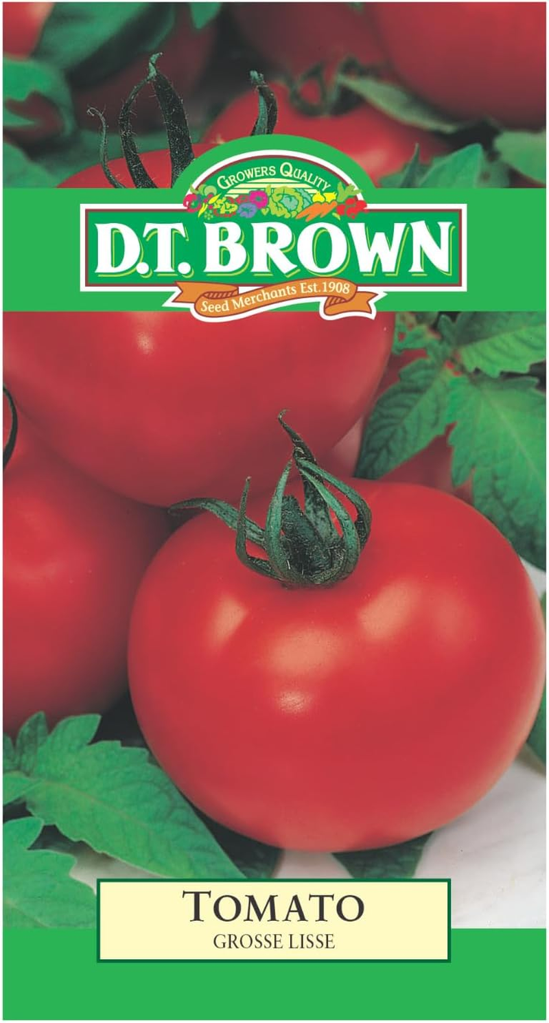 D.T. Brown Seeds - Tomato Grosse Lisse - 75 Seed Pack