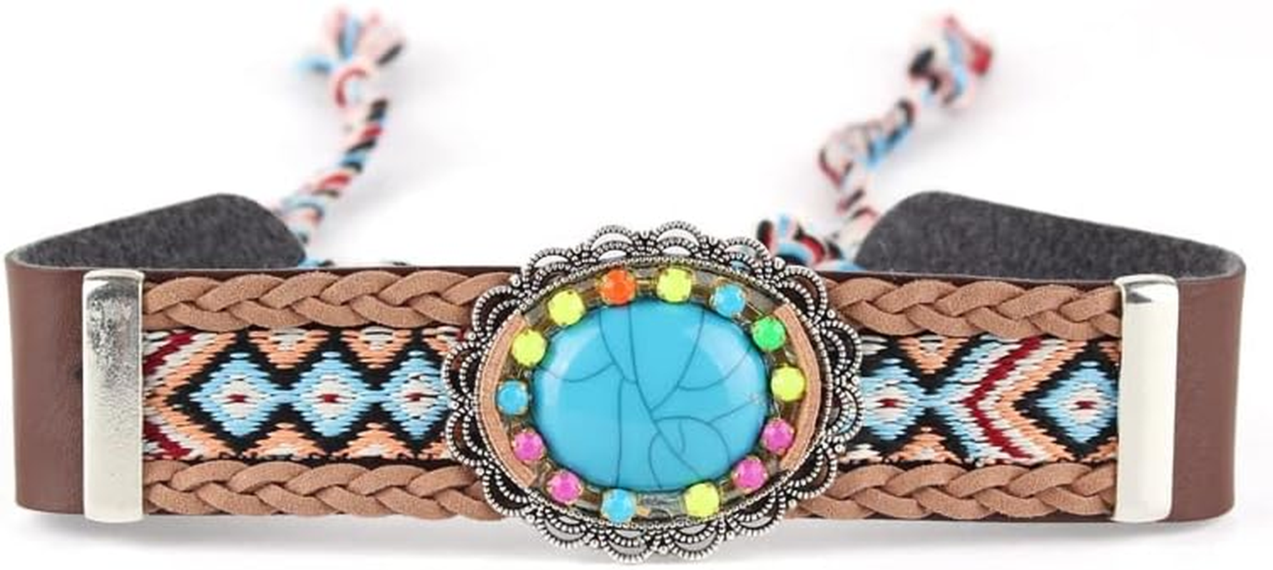 GRNUS Hat Bands for Women Fedora Hat Men Cowboy Cowgirl Hats Handmade Men Belt Accessories Rope Belt