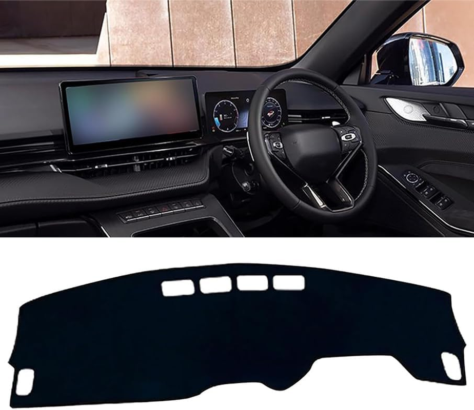 Evervenz Dash Mat for GWM Haval Haval H6 2021 2022 2023 2024 2025 Microfiber Leather（Without HUD） Dash Cover Dashboard Cover Haval01 image number 1