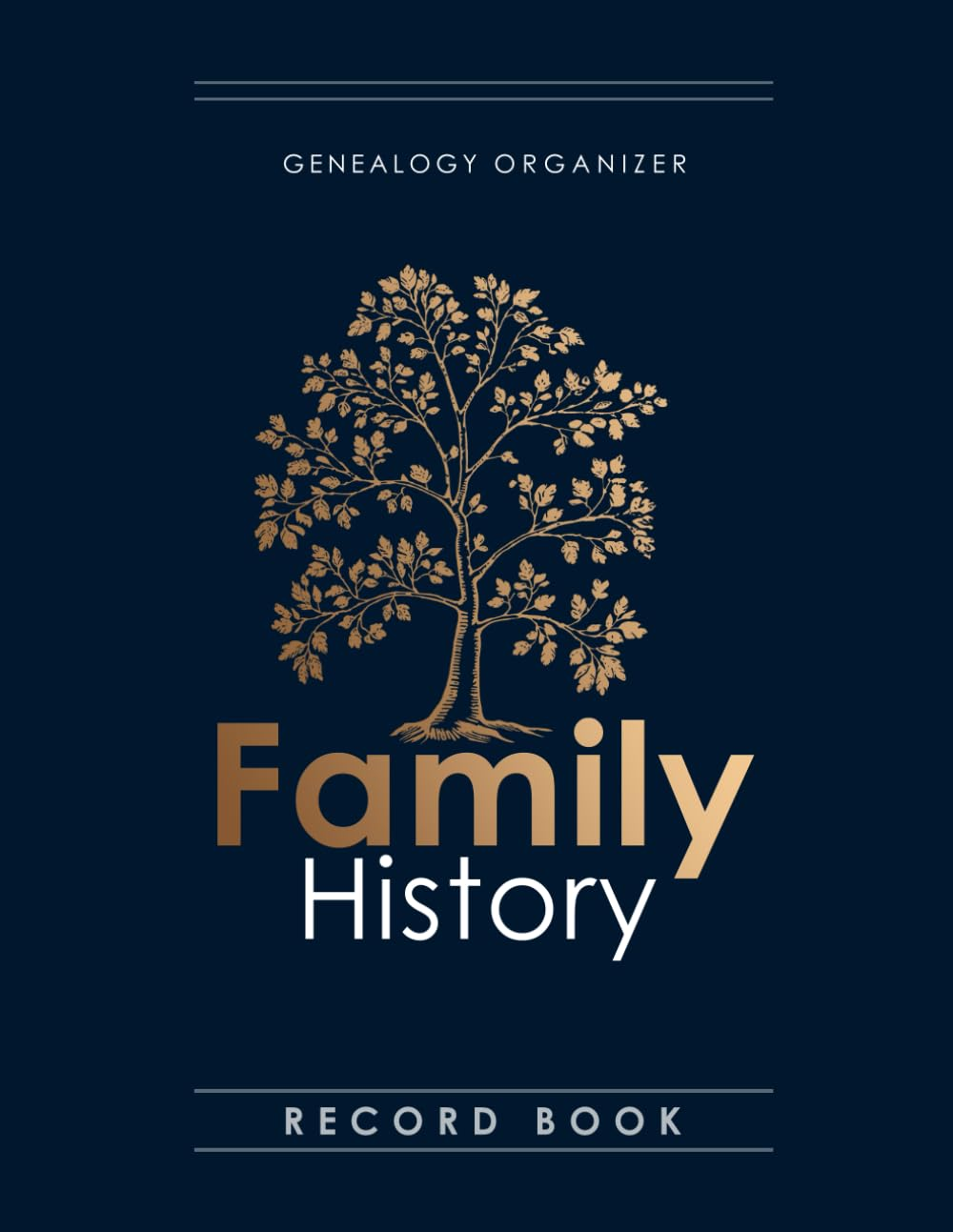 Family History Record Book: Genealogy Organizer with Ancestry Family Tree, Records of Ancestors and Cousins, World Maps for Making Notes and More image number 1