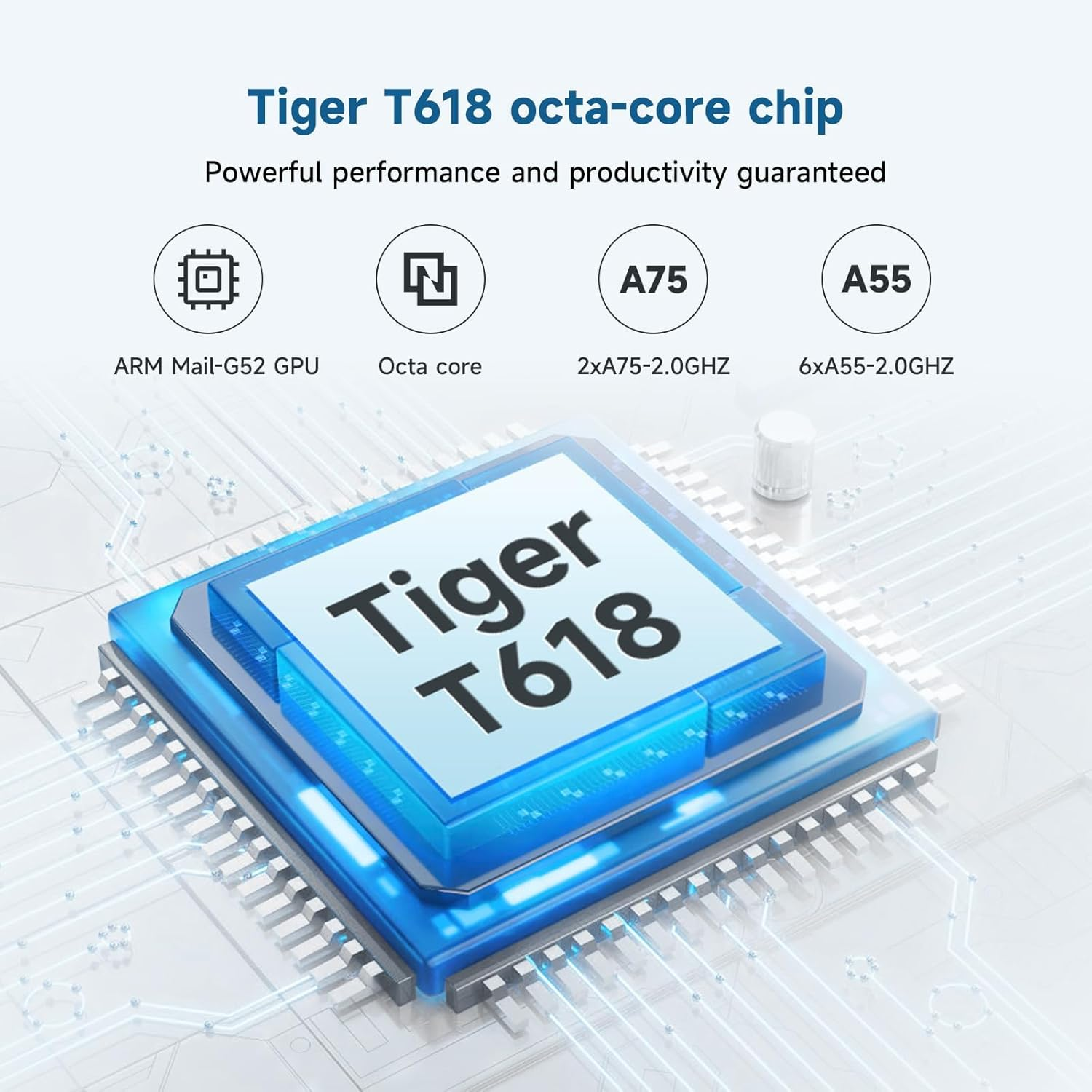 ALLDOCUBE 10.4 Inch Tablet，2000 * 1200 In-Cell IPS Screen Android 14 Tablet,12Gb RAM (4+8 Virtual)+64Gb ROM 2TB TF Expandable,Widevine L1, Unisoc T618 8 Core CPU, 6000Mah Battery,5G/2.4G Wifi image number 6