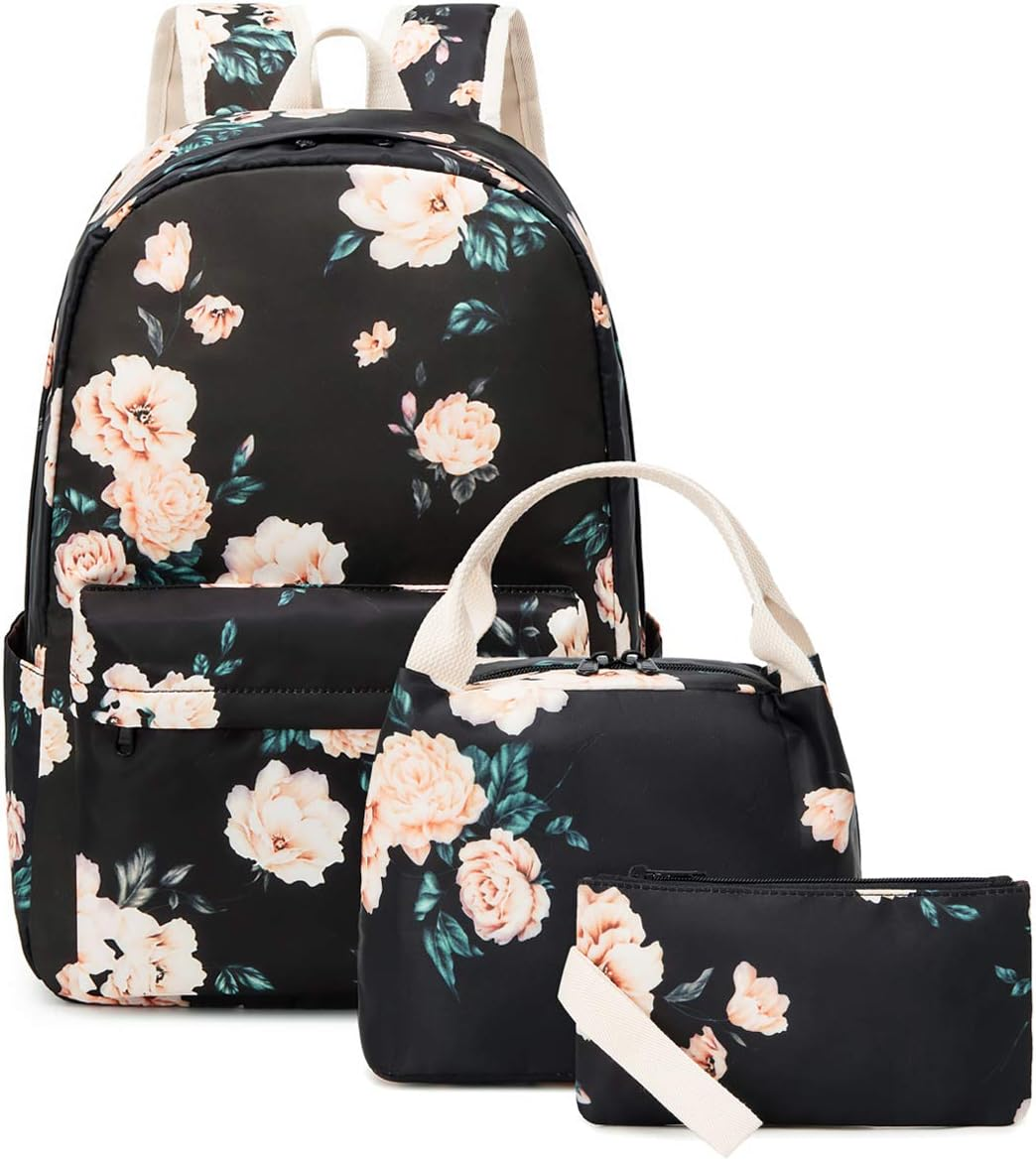 JIANYA School Backpack for Teen Girls School Bags Lightweight Kids Girls School Book Bags Backpacks Sets image number 6