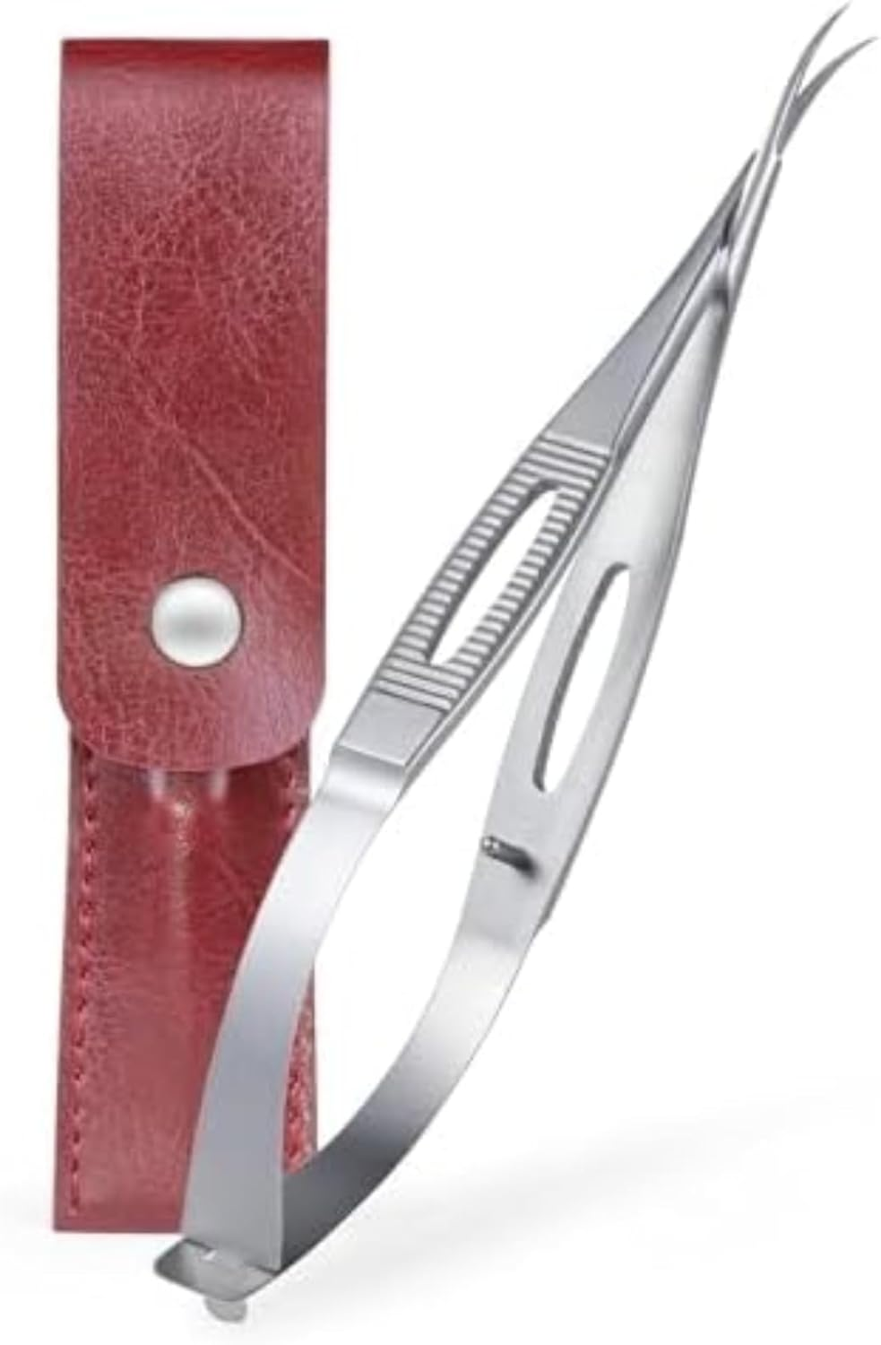 Jerssamy Cuticle Scissors Extra Fine Curved Professional Ultra Sharp Precise Pointed Tip Cuticle Trimmer Cutter for Hang Nails and Dry Skin image number 2