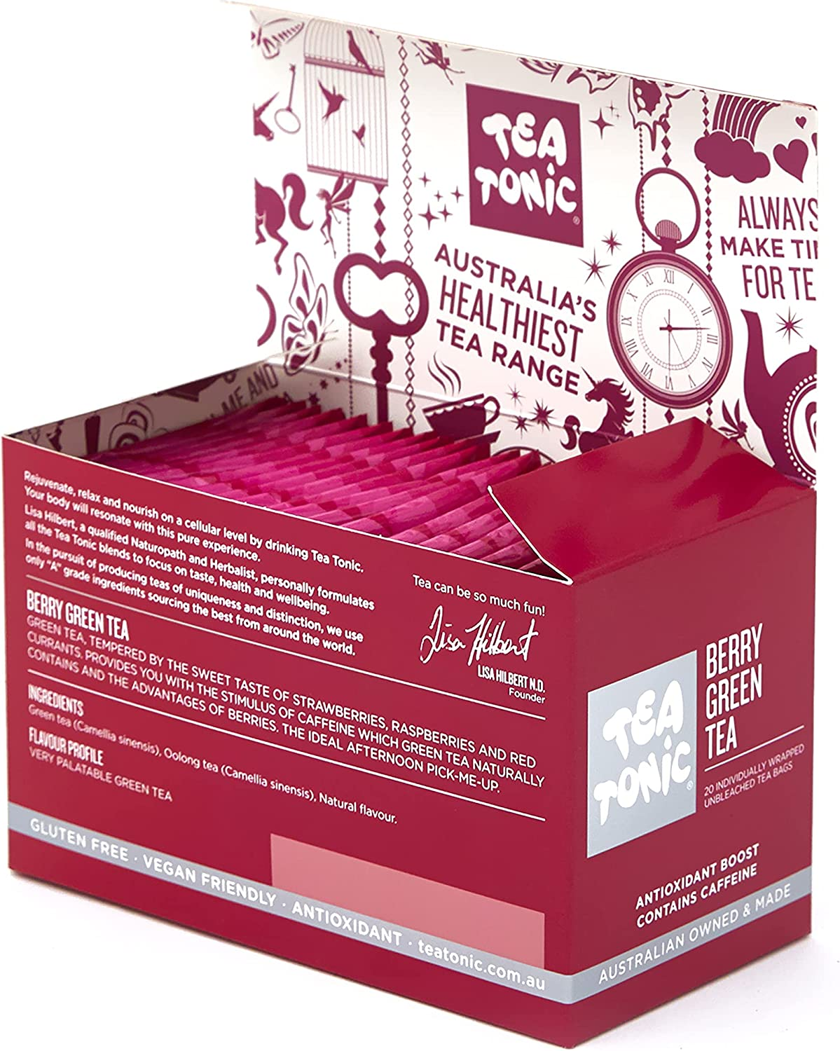 Tea Tonic Berry Green Tea 20 Teabags