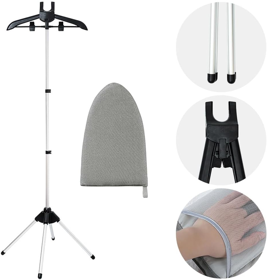 Ironing Stand Set,Steamer Ironing Gloves,Adjustable Standing Rack,Retractable Ironing Frame,Handheld Garment Hanger,For Home, Dry Cleaner,Steam Ironing image number 2