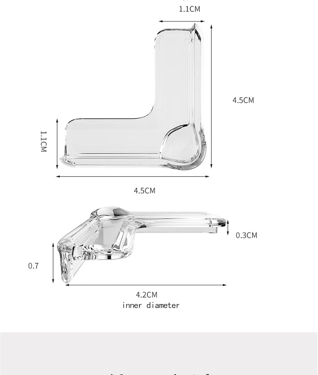 Baby Proof Corner Protectors, 30-Pack Transparent Airbag Edge Guards for Furniture, Glass Table Corner Covers, Window Corner Safety Bumpers for Kids Safety, Easy Install Anti-Collision Padding image number 3