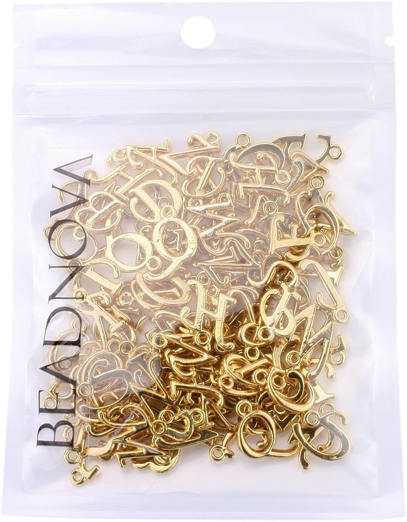 BEADNOVA 30Pcs Rhodium/Gold/Silver Plated Number 0-9 Charm for Jewelry Making image number 3