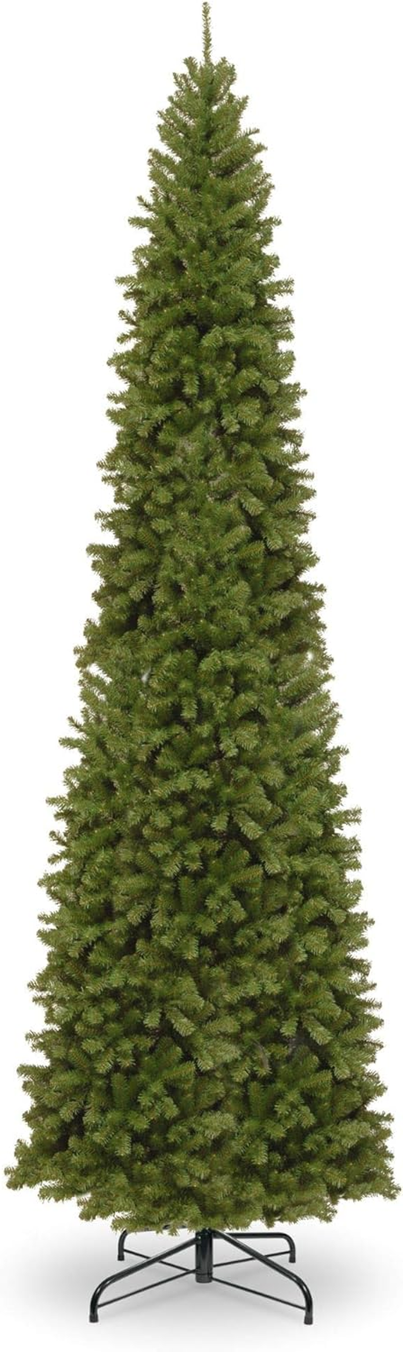 National Tree Company Artificial Slim Christmas Tree, Green, North Valley Spruce, Includes Stand, 6.5 Feet image number 3