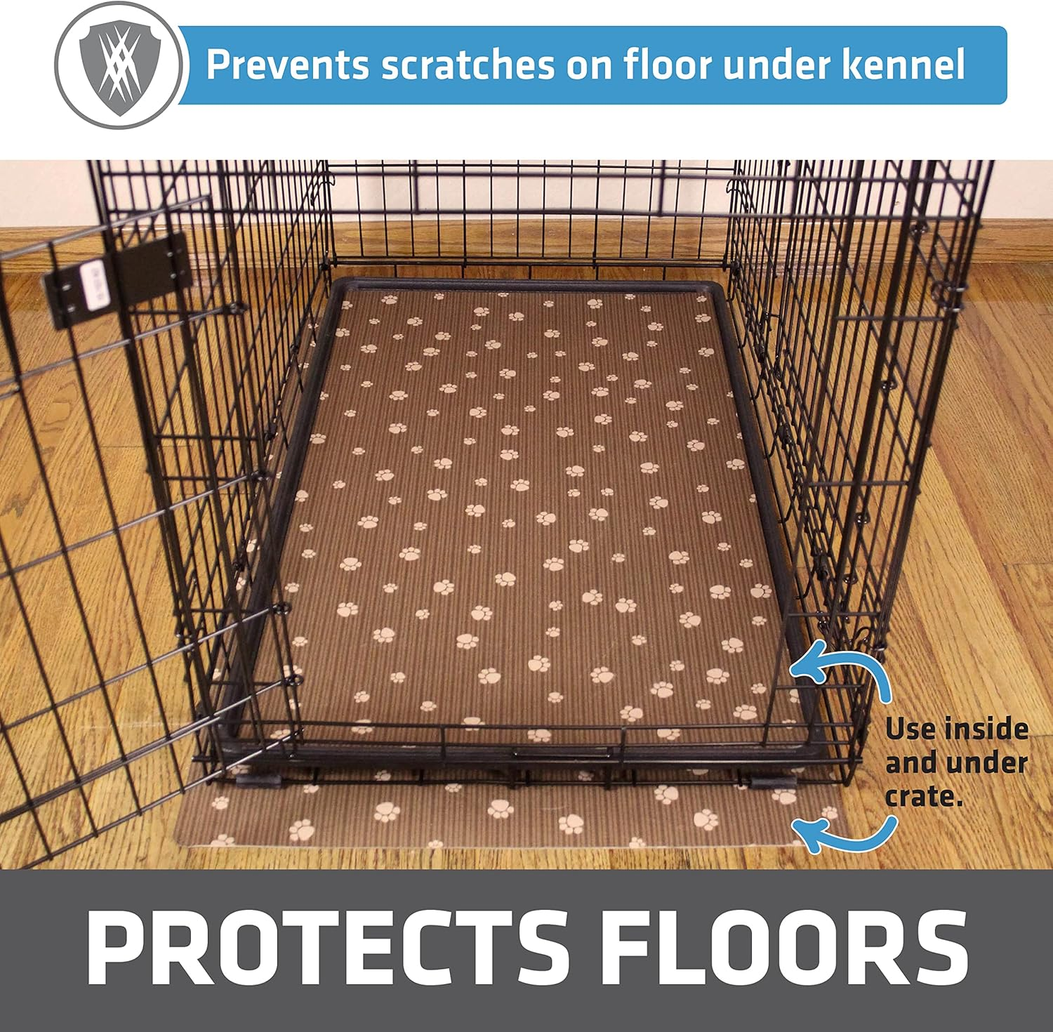 Drymate Dog Crate Mat, 27" X 42", Brown image number 5