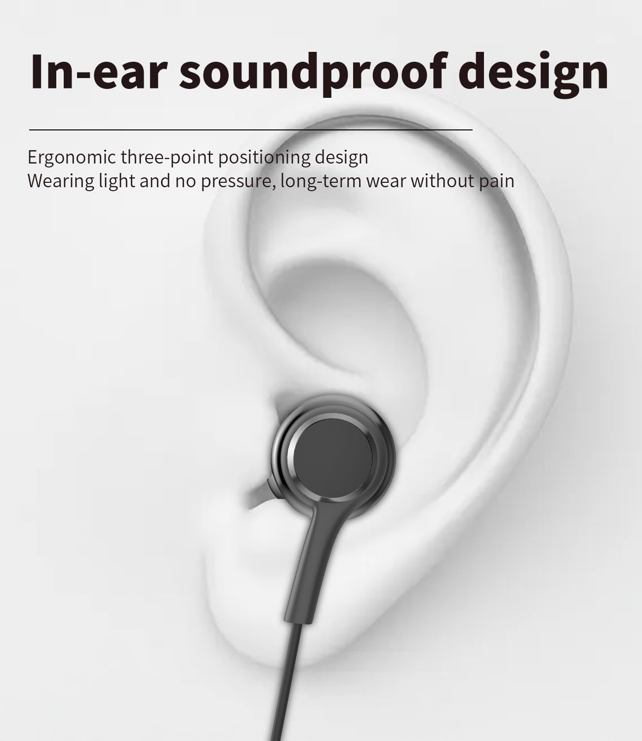 3.5 Mm Jack Headphones with Microphone 1.2 M Cable (Pack of 2) for Headset Wired In-Ear Earphones Cable Headphones Phone Headphone Connection PC Compatible with Samsung Galaxy S6 Edge + S7 Active S10+