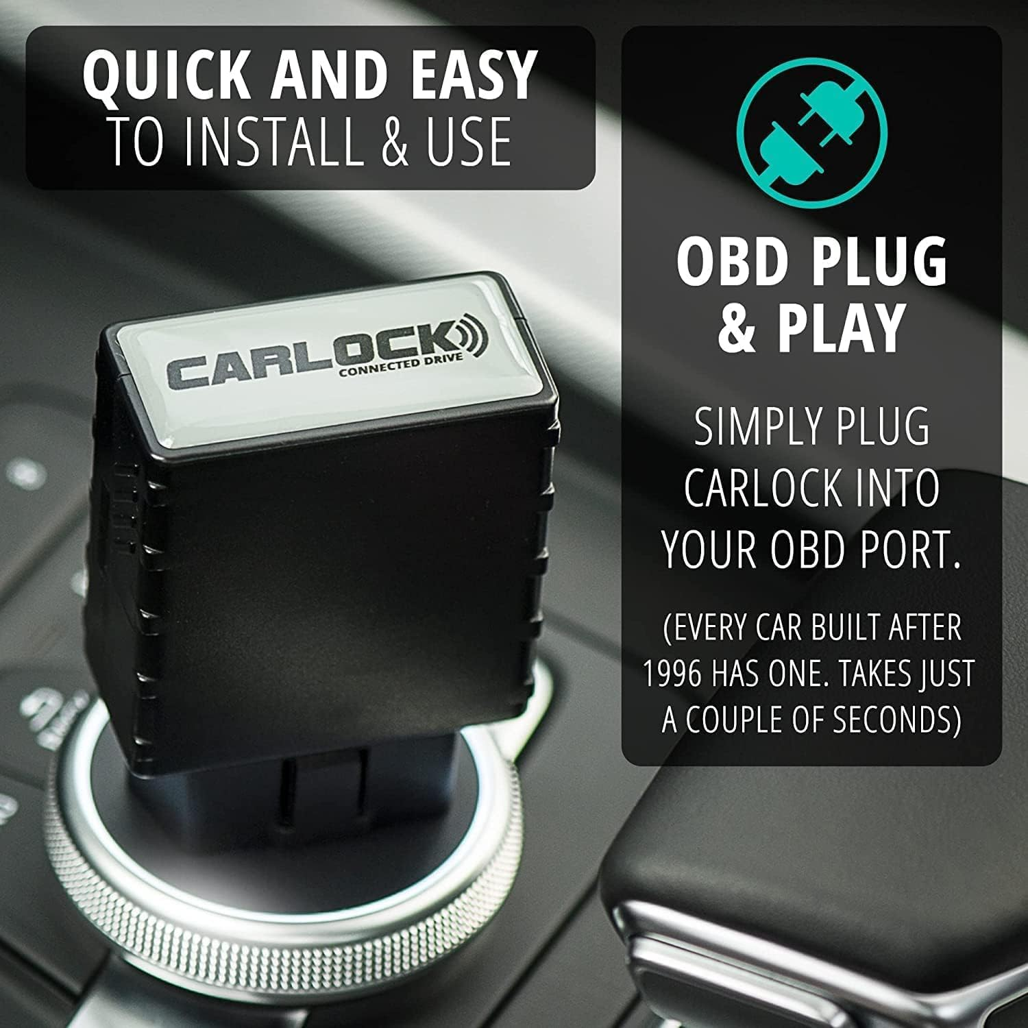 CARLOCK anti Theft Car Device - Real Time 4G Car Tracker & Car Alarm System. Comes with Device & Phone App. Tracks Your Car in Real Time & Notifies You Immediately of Suspicious Behavior.Obd Plug&Play image number 4