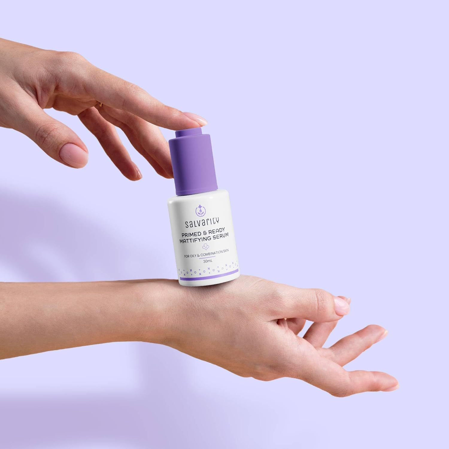 Salvarity Acne Face Serum with 2% Salicylic Acid and 5% Bamboo Extract Helps Unclog Pores and Reduce Blackheads, for Oily & Blemish-Prone Skin, Lightweight Non-Greasy Texture, Australian Made &ndash; 30 Ml image number 2