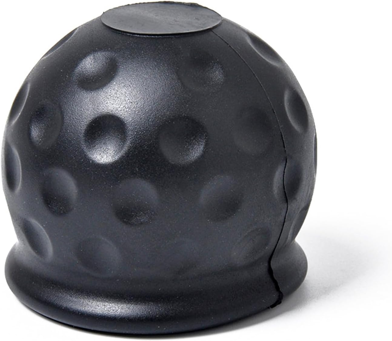 Towing Hitch Cover, Black Towing Hitch Protective Cap Rubber Cover Towing Hitch Trailer Ball Cover Ball Head Protective Cover for Trailers (Spherical) Pack of 2 image number 4