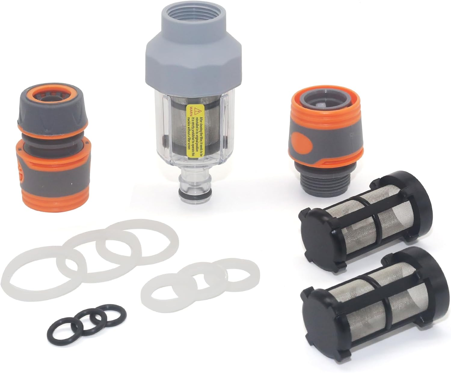 GIEX Garden Hose Filter 3/4" Inline with Quick Connect Adapter & Hose End Connector, Protects Irrigation Systems, RV, Pool & Pressure Washer image number 6