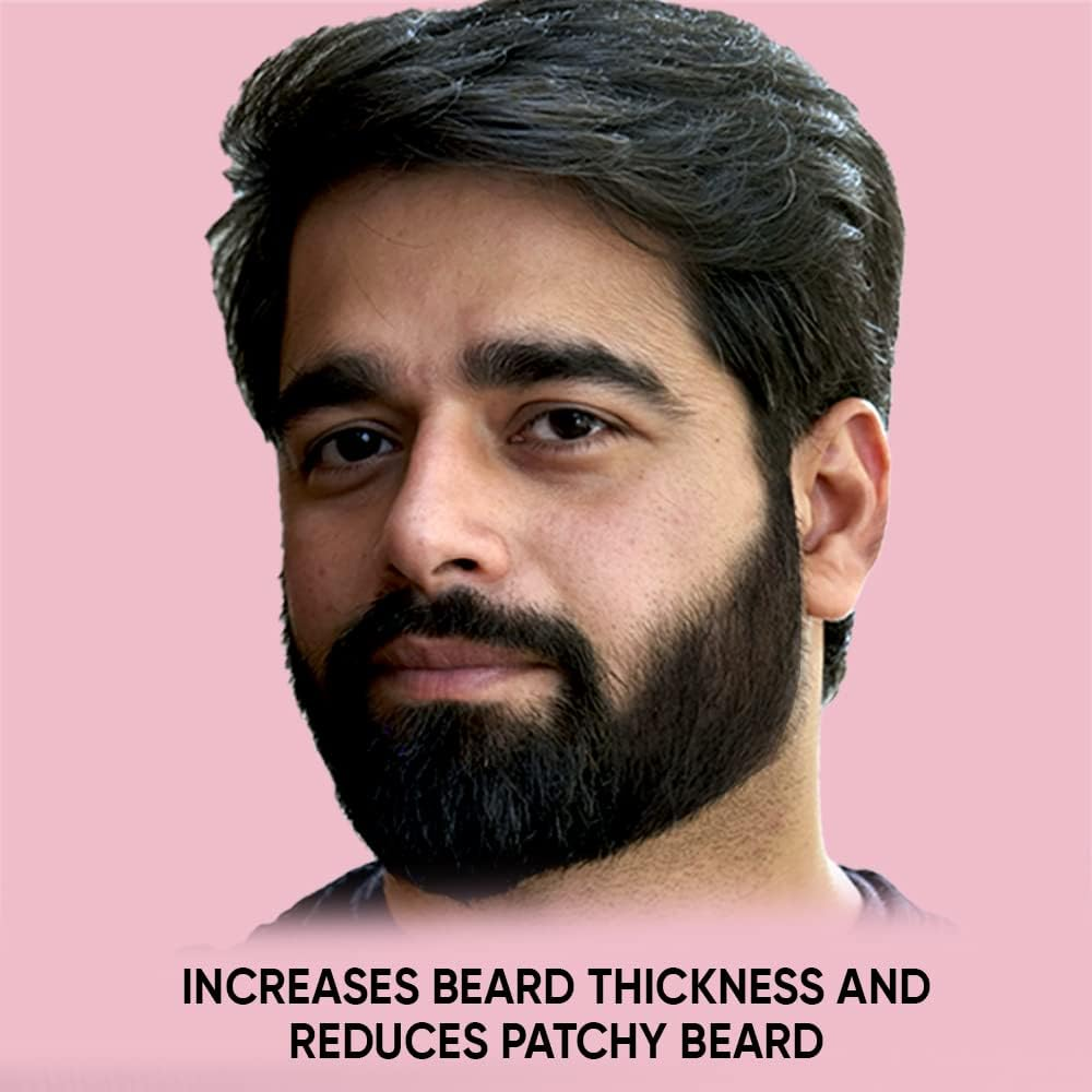 BERKOWITS HAIR & SKIN CLINICS Beard Growth Serum for Men | Promotes Beard Growth | Reduces Patchiness | with Capila Longa, Lemon Oil & Apricot Oil | Alcohol Free | 30Ml image number 3