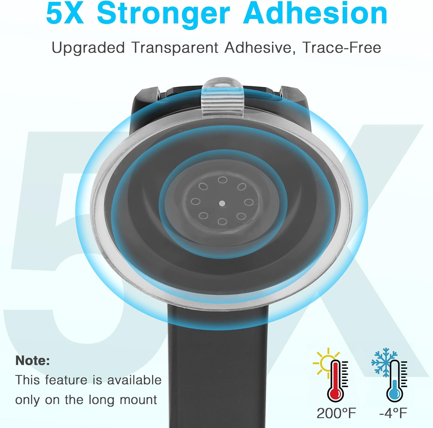 Carplay Mount(2Pcs),(4.3"-10")Backup Camera Monitor Mount,Android Auto Screen Dashboard Mounting Bracket for Carpuride,Car Play Screen Windshield Suction Cup Mount,Rear View Camera Display Holder image number 1