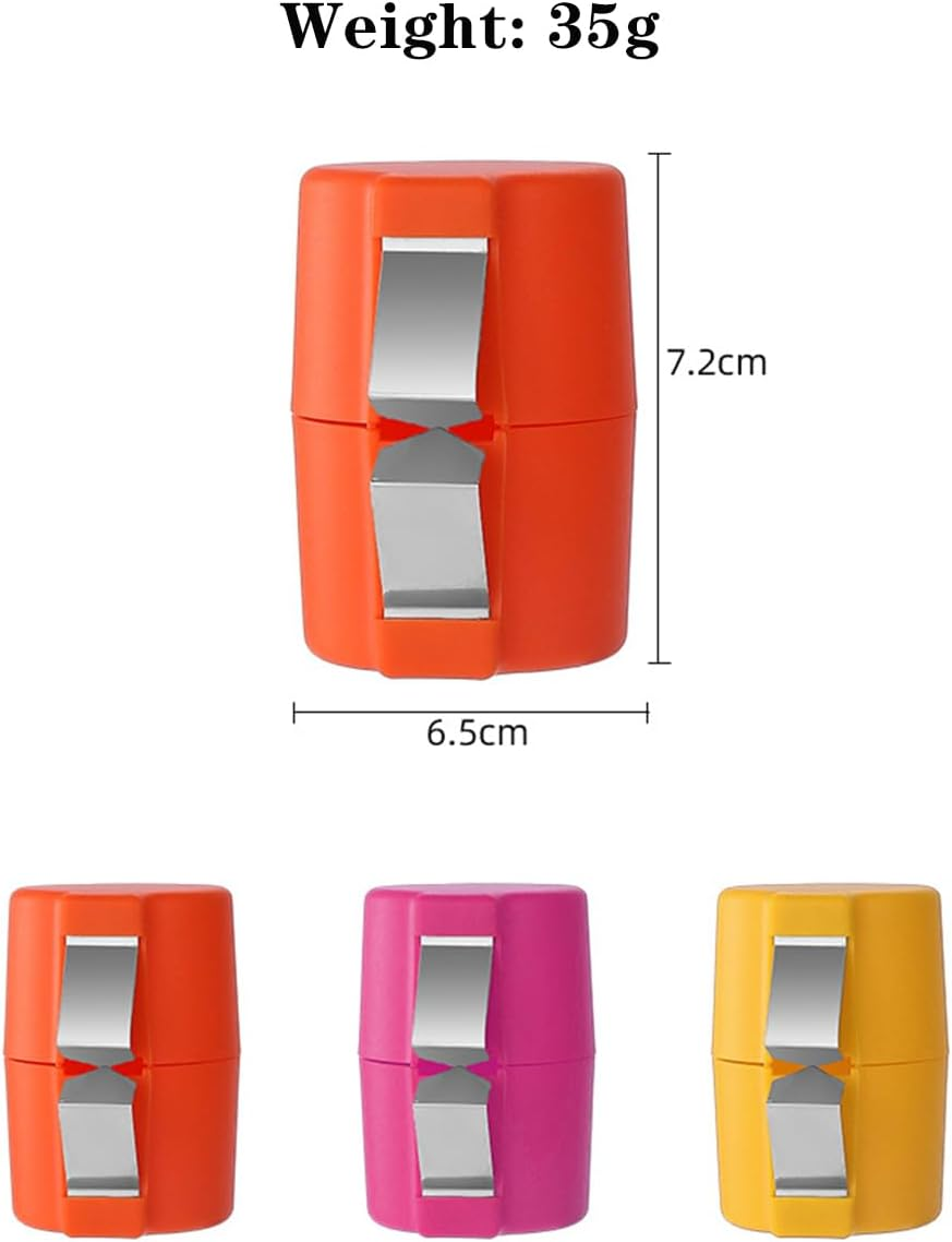 Egg Shell Opener, Raw Egg Opener Tool, Handheld Eggshell Opener, Portable Egg Shell Opener Tools, Everyday Kitchen Gadgets (Orange) image number 1