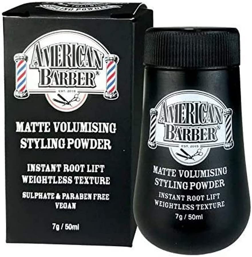 American Barber Matte Volumizing Styling Powder, 7 Gram