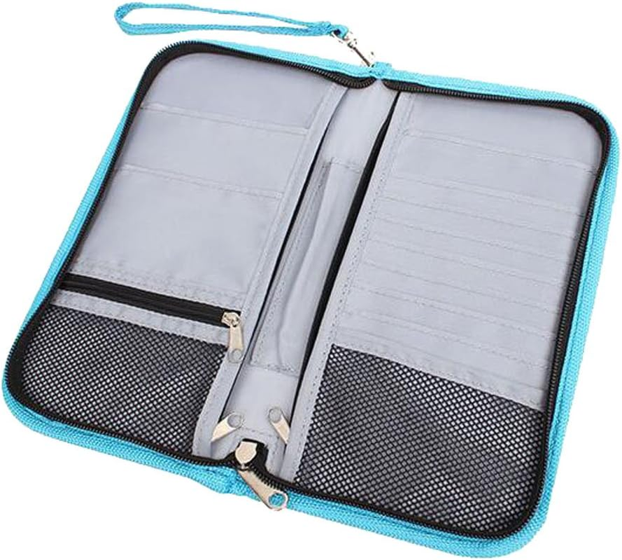 2018 Prime Deal Sale RFID Travel Passport Holder Wallet for Men Women,Welegant Multi-Purpose Document Organizer Case Long Pouch Handbag with Smartphone Pocket Detachable Wrist Strap (Style A, Orange)