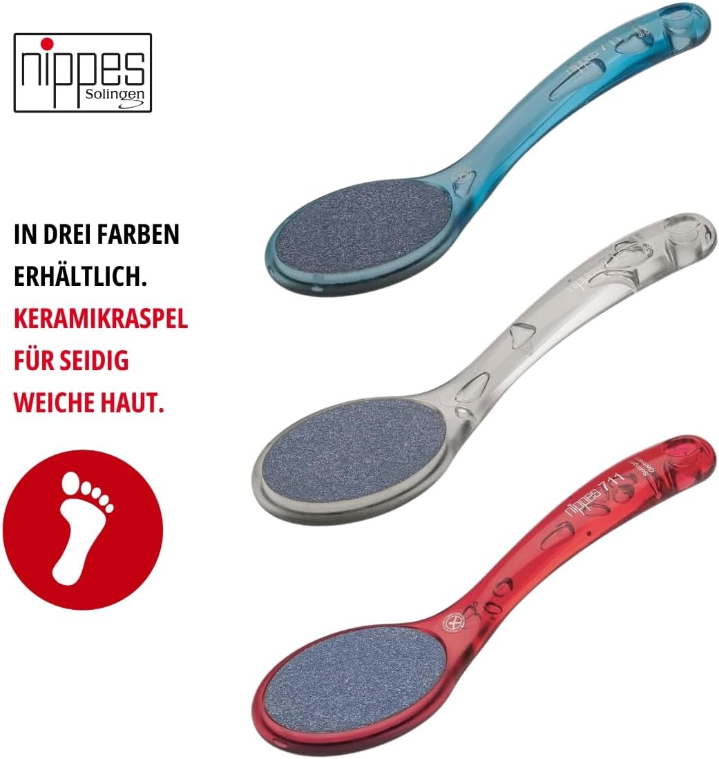 Nippes Ceramic Rasp Blue | Ceramic Callus Rasp Foot | Double-Sided | Coarse and Fine | Callus Remover for Feet | Callus Foot Care image number 1