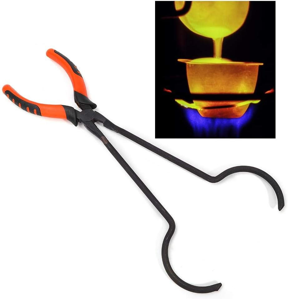 Gold Melting Kit Crucible Set Casting Kit Crucible Kit Crucible Tong Steel Crucible for Metal Gold Melting image number 5