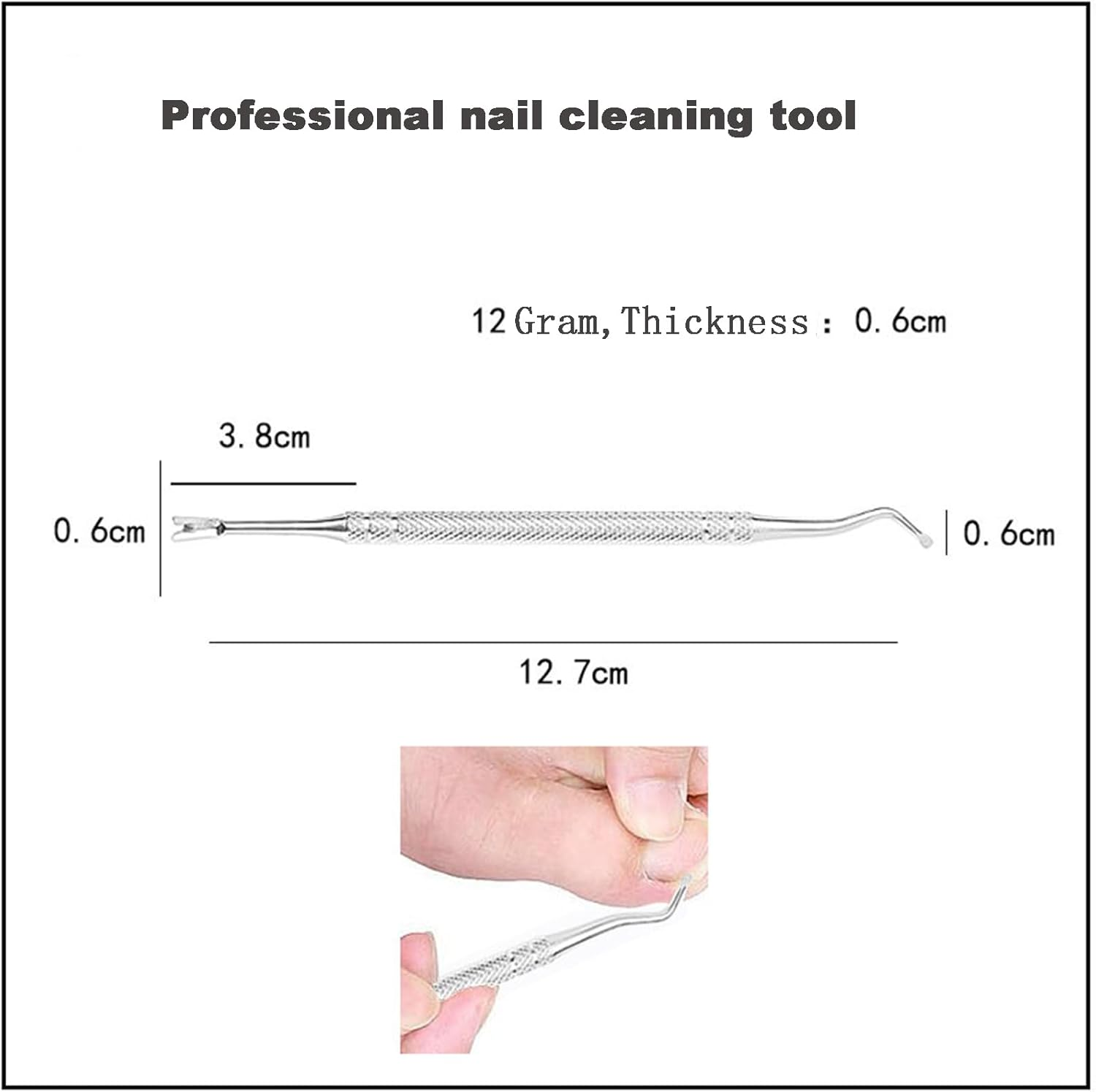 5 Pcs Large Manicure Nail Clippers with Super Sharp Curved Blade, Toe Nail Clippers for Thick & Ingrown Nails, Stainless Steel Heavy-Duty Toenail Clippers & Fingernail Clippers for Men Women (Black) image number 1