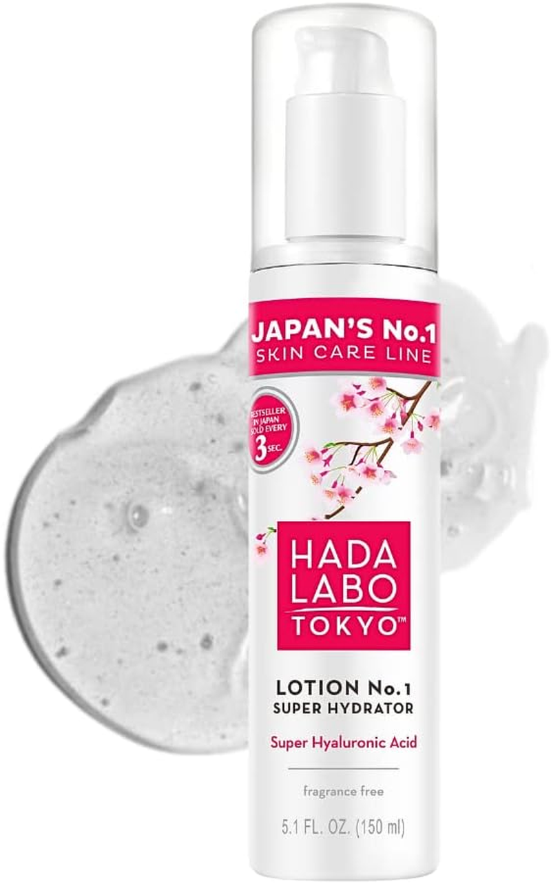 Hada Labo Tokyo Lotion No.1 Super Hydrator &ndash; Intense Moisture Booster with Super Hyaluronic Acid &ndash; 150Ml for Soft, Plump, and Hydrated Skin image number 5