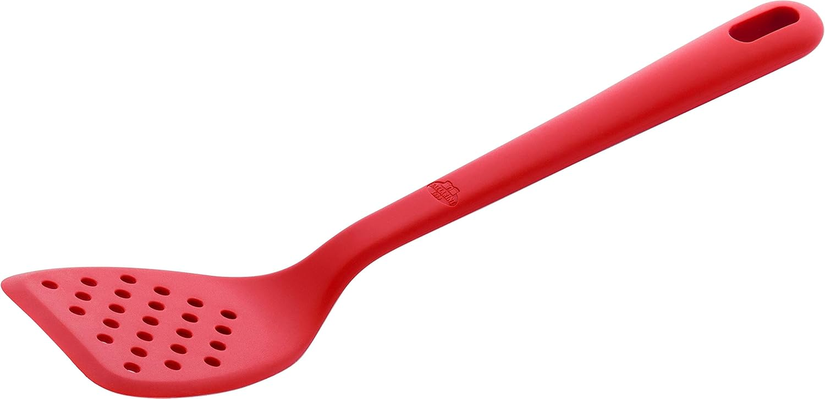 Ballarini 28000-003 Rosso Frying Pan, Turner, Silicone, Heat Resistant, Turner, Dishwasher Safe image number 3