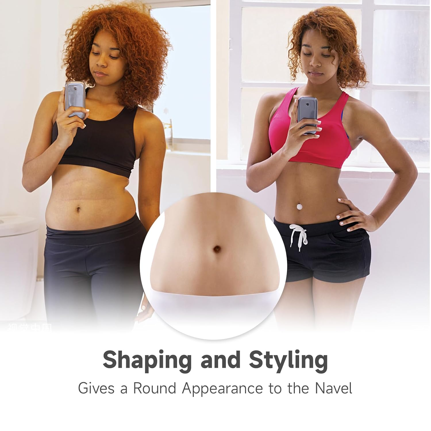 NIIIYTYB 12 Pcs Belly Button Plug Silicone Shaper and 50Pcs Tape - Tummy Training for Umbilical Hernia Repair- Retainer, Cover, and Healing Tool for Dress Supplies - 12+50 image number 5