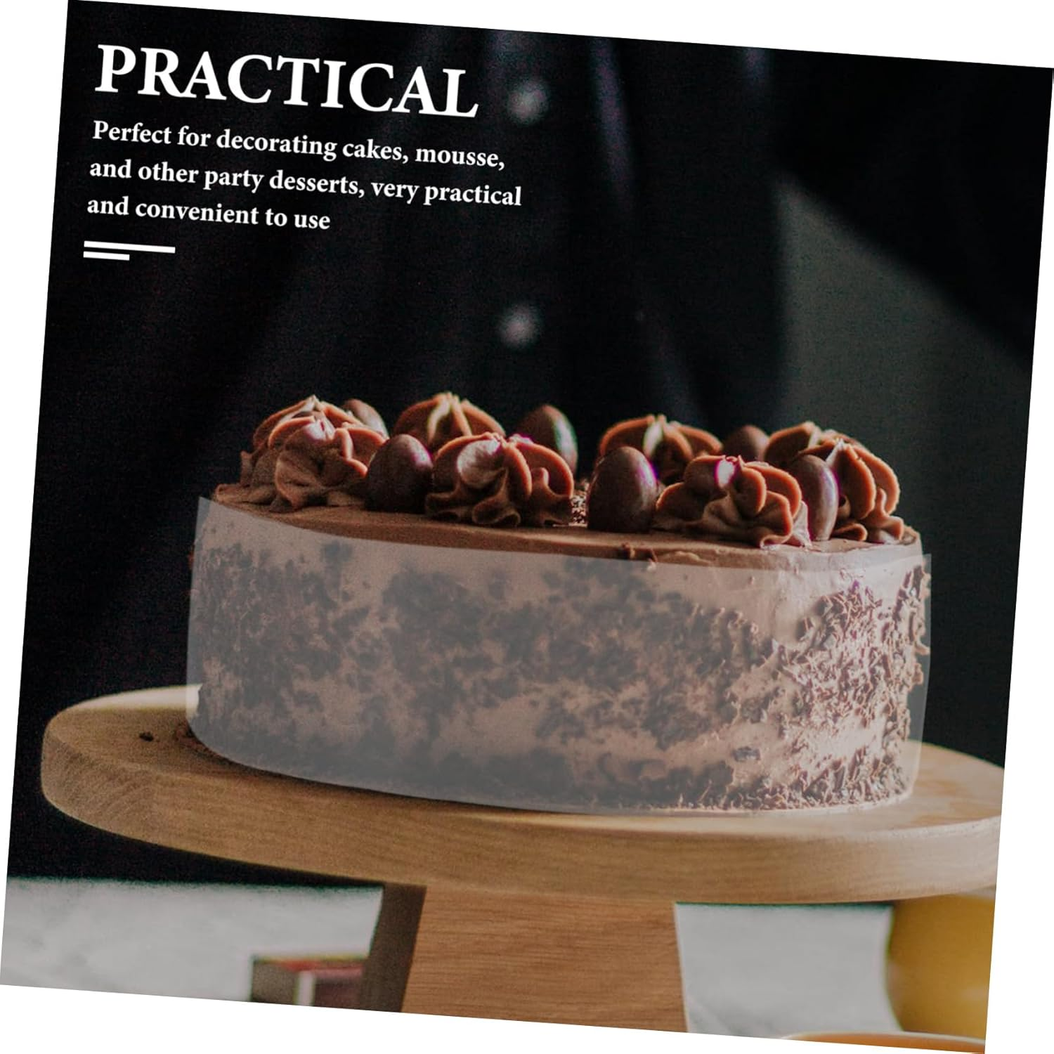 100Sheets Cake Collar for Birthday Cake Decorations DIY Baking Supplies image number 6