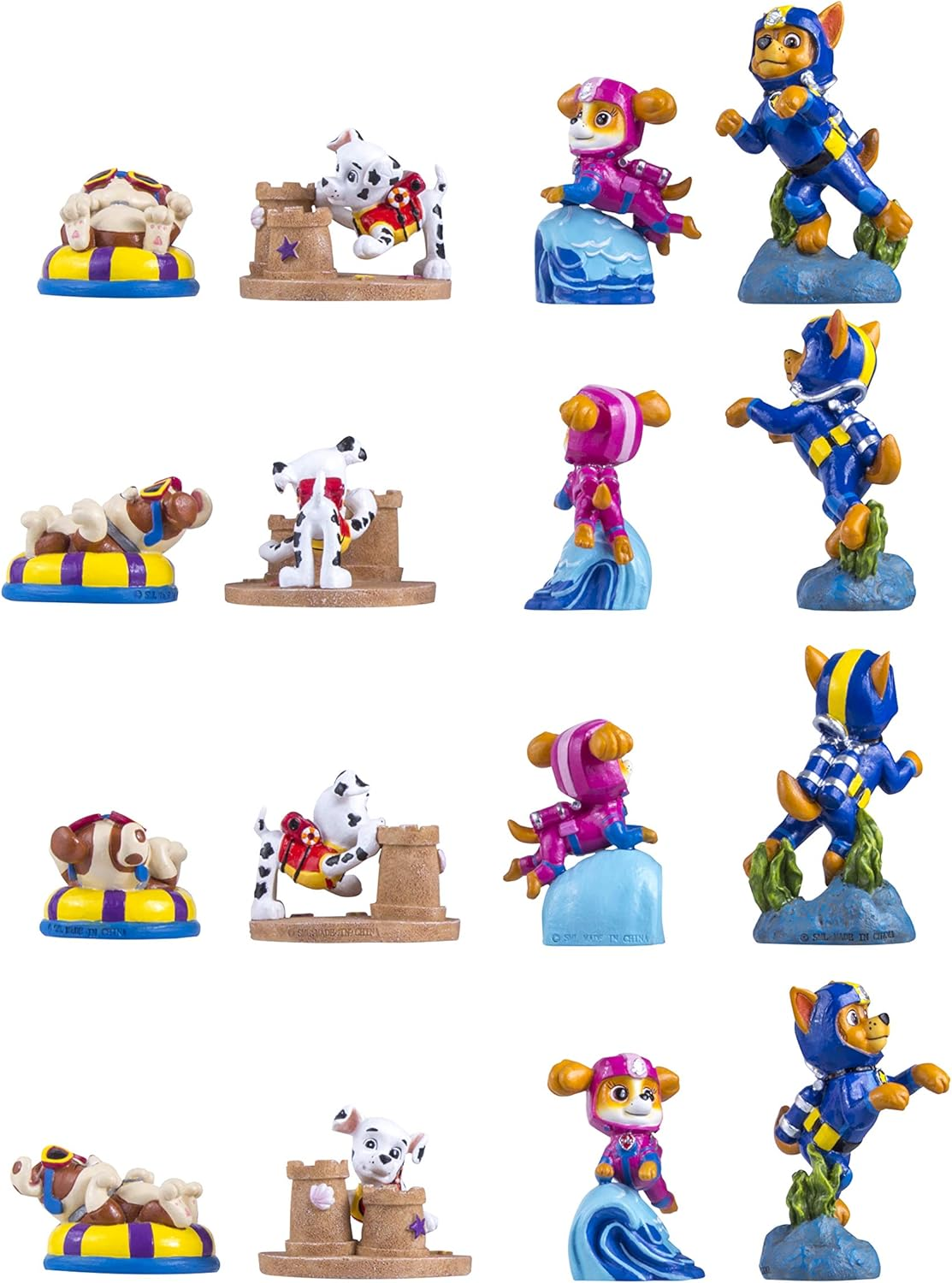 Penn-Plax Paw Patrol Aquarium Ornament Bundle - Includes Chase, Marshall, Rubble and Skye - Pack of 4 - Mini image number 6