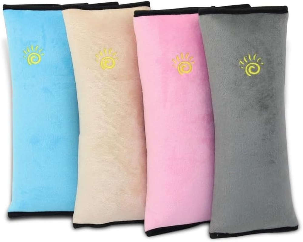 Seatbelt Covers for Adults Seat Belt Cushion, Pillow, Pad for a More Comfortable Driving, Shoulder Strap Covers Harness Pad for Car/Bag (Gray, One Size) image number 2