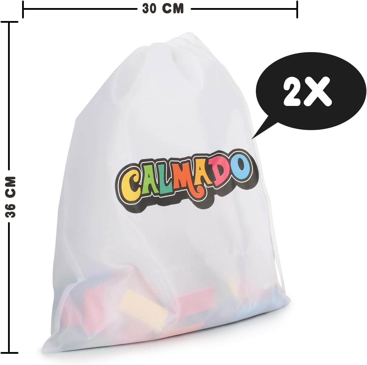 Calmado - Dominoes, 1000 Pcs Dominoes Set, Games/Toy Made from Wood, Family Games Domino Grand Edition Set + Bag+ Instruction Manual + Accessories image number 1