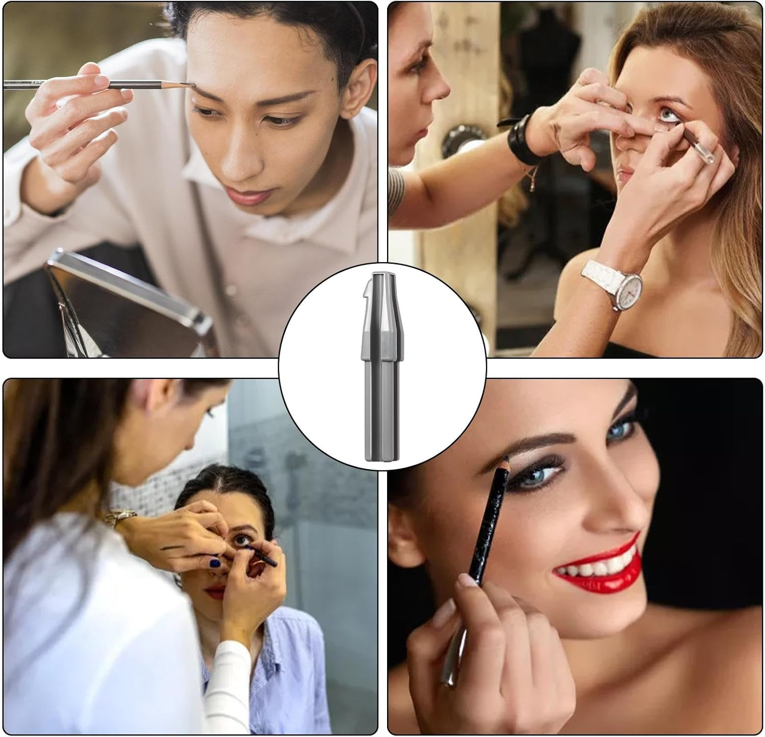 Vgvgaj Eye Pencil Sharpeners - Cosmetic Tool for Eyebrow Pencil Shaping | Makeup Eyebrow Cosmetic Pencil Sharpening Tool for Precise and Smooth Application image number 3