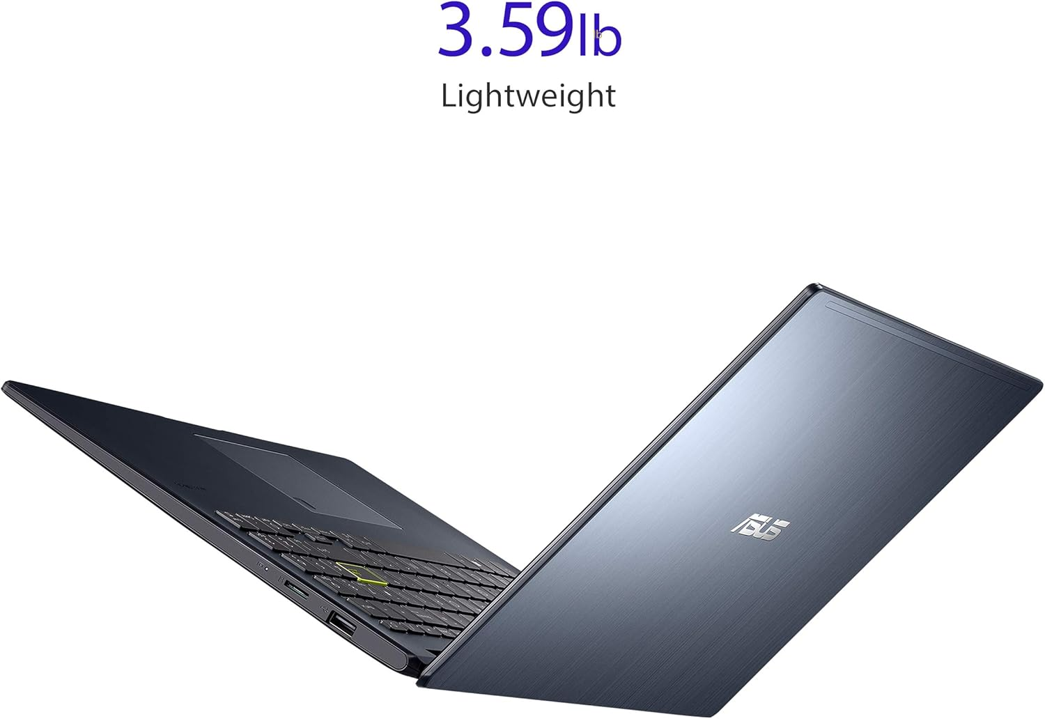 ASUS Laptop L510 Ultra Thin Laptop, 15.6&rdquo; FHD Display, Intel Celeron N4020 Processor, 4GB RAM, 128GB Storage, Windows 10 Home in S Mode, 1 Year Microsoft 365, Star Black, L510MA-DS04 image number 1