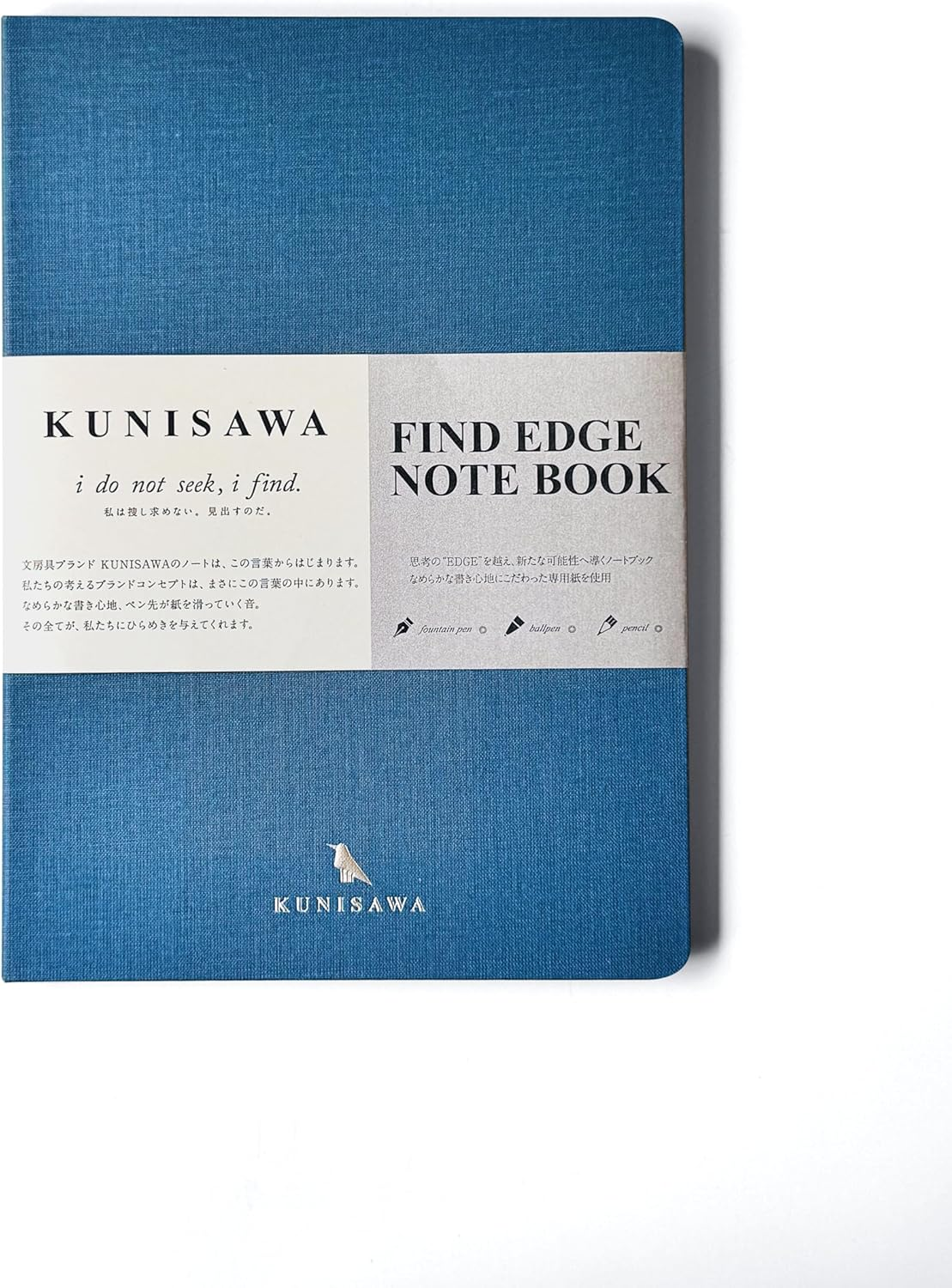 KUNISAWA GRE-01 Notebook, A5 Dot Squared, Findedge Notebook, Wasabi