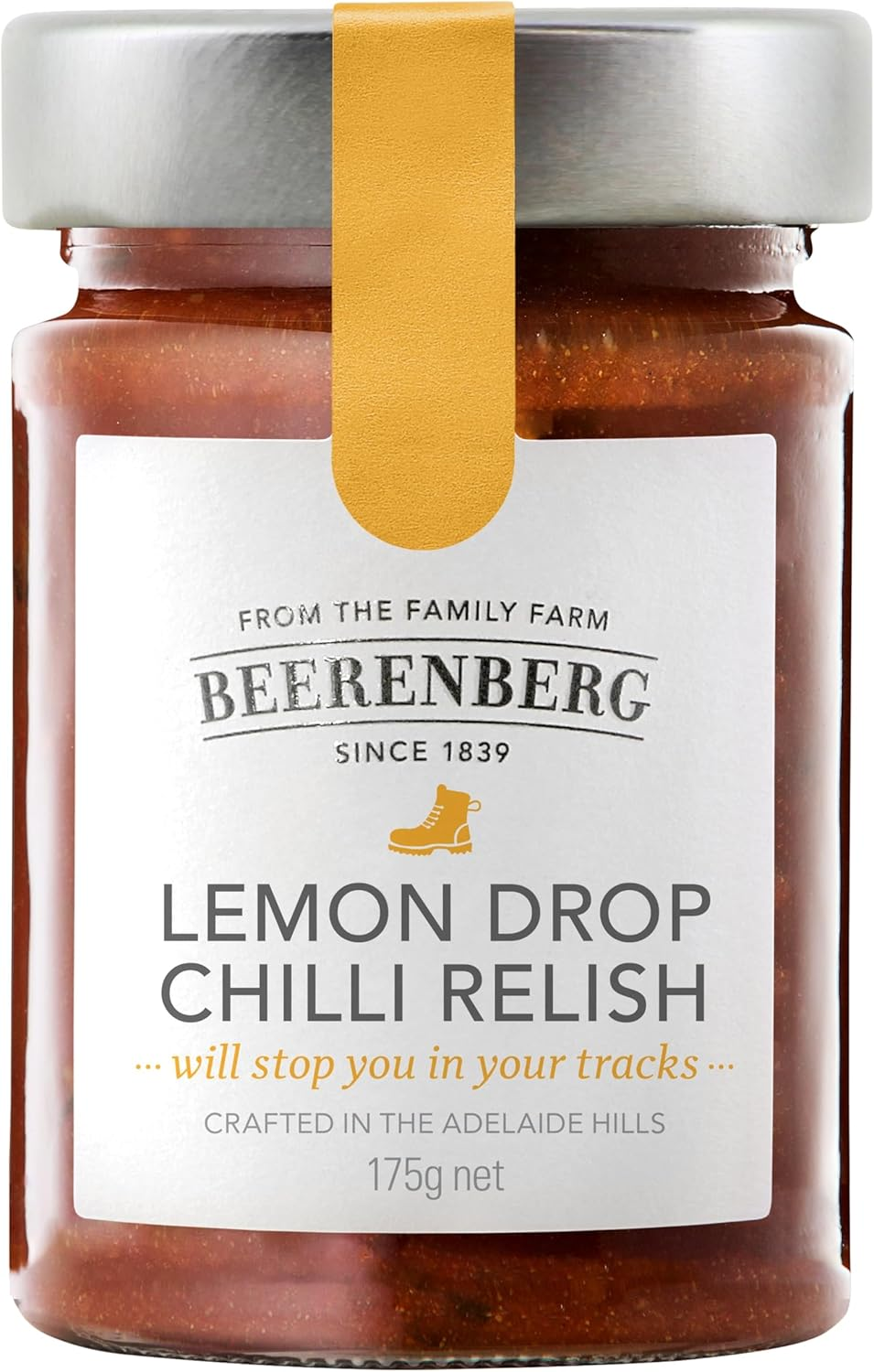 Beerenberg Lemon Drop Chilli Relish 175G image number 1